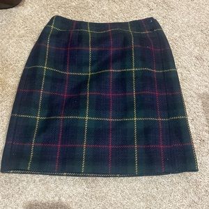 Talbots Patterned Short Skirt